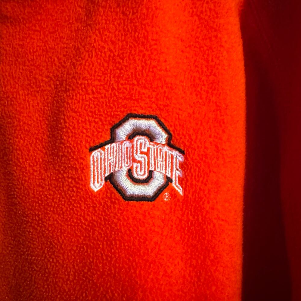 Ohio State Buckeye Red Fleece Jacket (PRO PLAYER brand) SZ L